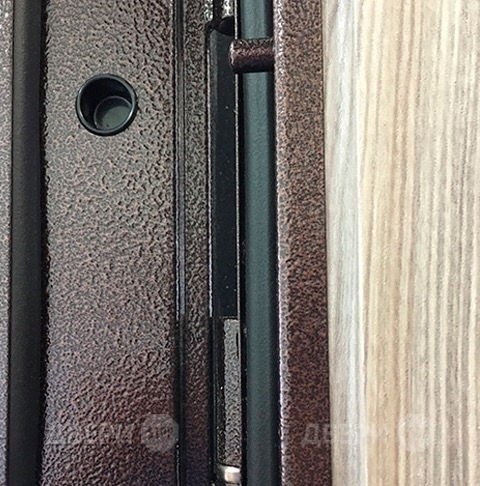 Входная металлическая Дверь Ратибор Комфорт Палисандр светлый в Бронницах