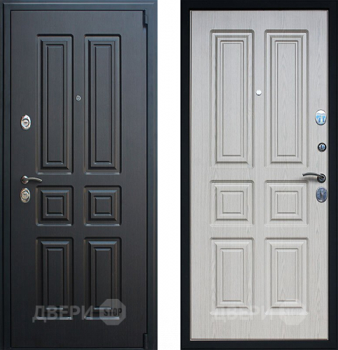 Входная металлическая Дверь АСД Атлант Белёный дуб в Бронницах