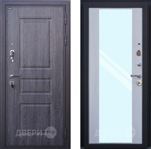 Входная металлическая Дверь Шелтер (SHELTER) Филадельфия Зеркало в Бронницах