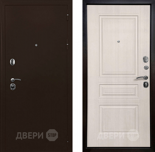 Входная металлическая Дверь Ратибор Рим 3К Лиственница беж в Бронницах