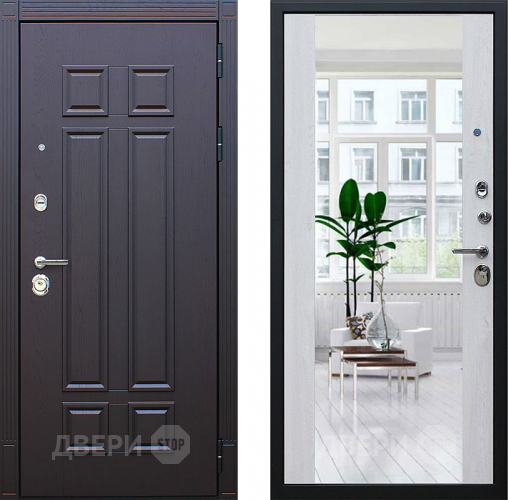 Входная металлическая Дверь АСД Виват с зеркалом  в Бронницах