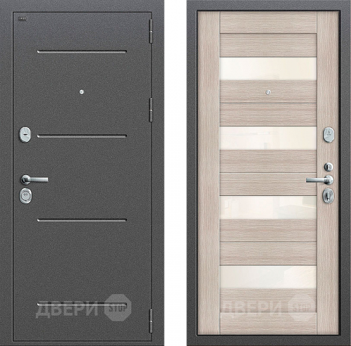 Входная металлическая Дверь Groff Т2-223 Cappuccino Veralinga в Бронницах