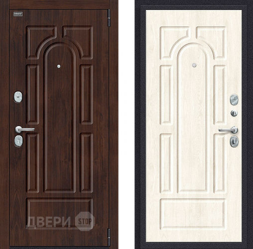 Входная металлическая Дверь Bravo Porta S-3 (55/55) Nordic Oak в Бронницах