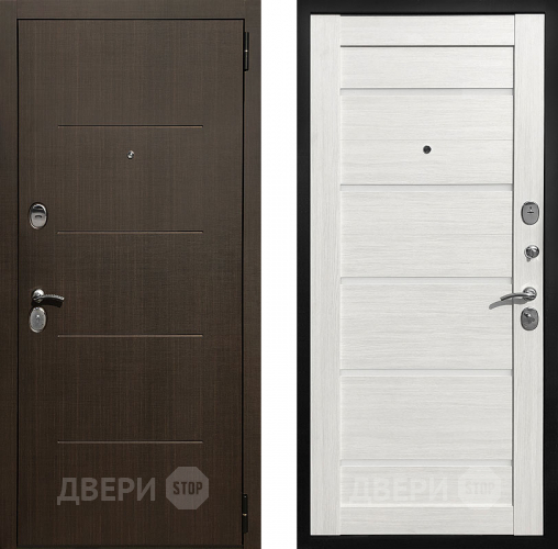 Входная металлическая Дверь Престиж Люкс Арабика/Беленый дуб в Бронницах