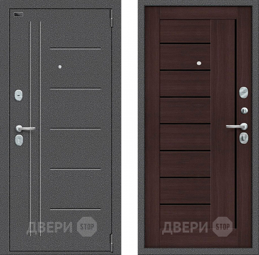 Входная металлическая Дверь Bravo Porta S-2 109/П29 Венге в Бронницах