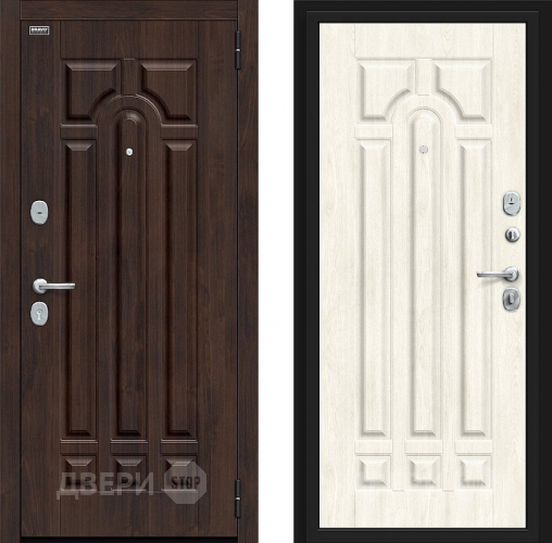 Входная металлическая Дверь Bravo Форт Kale Almon/Nordic Oak в Бронницах