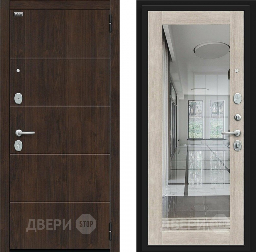 Входная металлическая Дверь Bravo Флэт Kale Almon/Cappuccino Veralinga в Бронницах