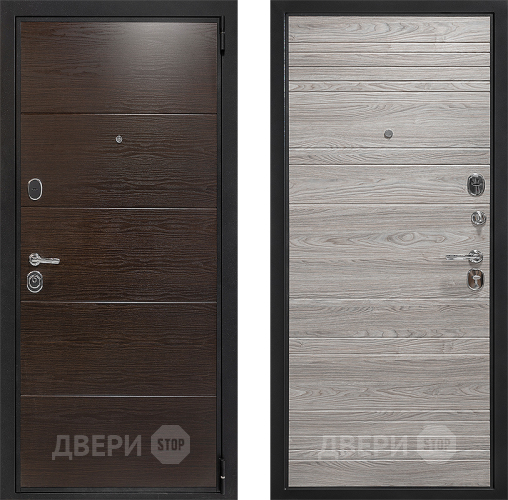 Входная металлическая Дверь Дверной Континент Белград Вяз Каньон Какао в Бронницах