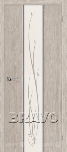 Межкомнатная дверь Глейс-2 Twig (3D Cappuccino) в Бронницах