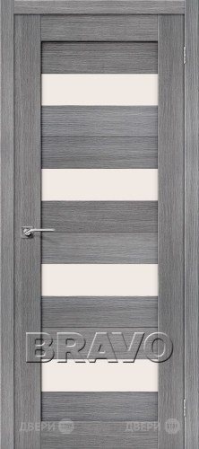 Межкомнатная дверь Порта-23 (Grey Veralinga) в Бронницах