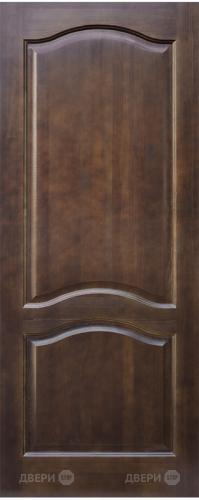 Межкомнатная дверь 7-ПГ темный лак в Бронницах