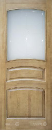 Межкомнатная дверь 16-ПО светлый лак в Бронницах