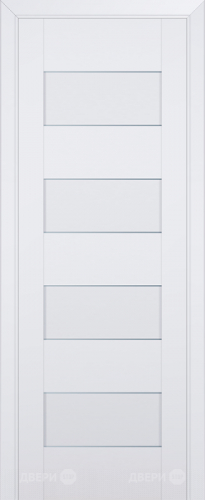 Межкомнатная дверь ProfilDoors 45U аляска частично остекленная (графит) в Бронницах