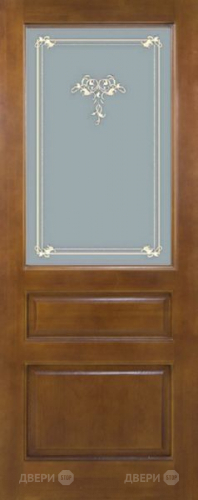 Межкомнатная дверь ПМЦ - модель 5 ПО коньяк в Бронницах