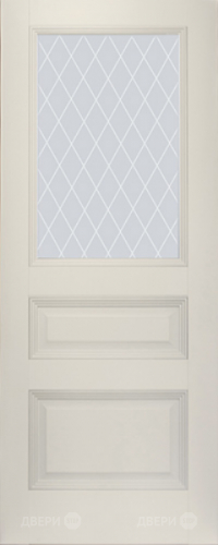 Межкомнатная дверь ProfilDoors 67U магнолия-сатинат (ромб) в Бронницах