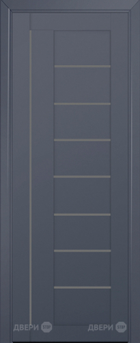 Межкомнатная дверь ProfilDoors 17U антрацит (графит) в Бронницах