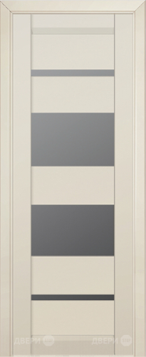 Межкомнатная дверь ProfilDoors 72U магнолия сатинат (графит) в Бронницах