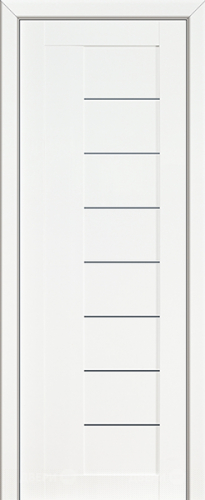 Межкомнатная дверь ProfilDoors 17L белый люкс (графит) в Бронницах