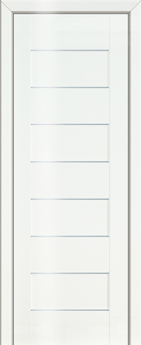 Межкомнатная дверь ProfilDoors 45L белый люкс (графит) в Бронницах