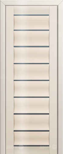 Межкомнатная дверь ProfilDoors 76L магнолия люкс (графит) в Бронницах