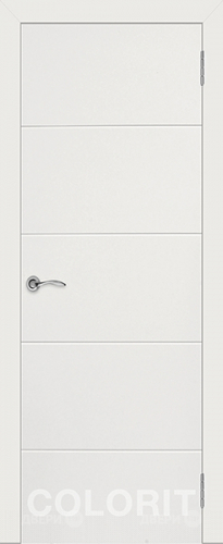 Межкомнатная дверь Граффити 2 ПГ белая эмаль в Бронницах