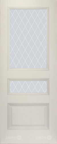 Межкомнатная дверь ProfilDoors 68U магнолия сатинат (ромб) в Бронницах