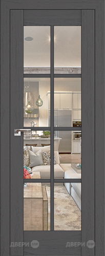 Межкомнатная дверь ProfilDoors 101X пекан темный (матовое) в Бронницах