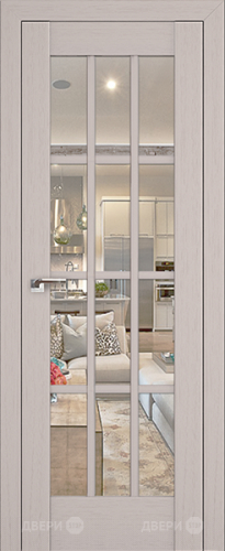 Межкомнатная дверь ProfilDoors 102X пекан белый (матовое) в Бронницах