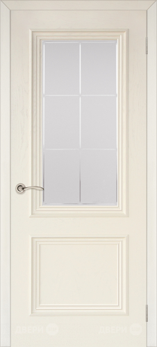 Межкомнатная дверь Валенсия-4 ПО слоновая кость в Бронницах