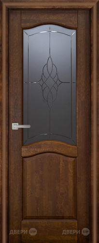 Межкомнатная дверь Лео ПО античный орех в Бронницах