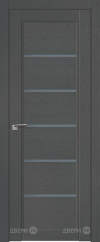 Межкомнатная дверь ProfilDoors 2-76 XN Грувд (графит) в Бронницах