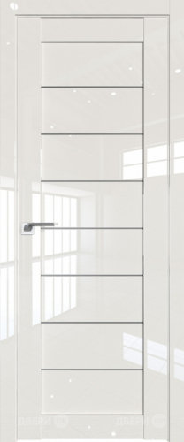 Межкомнатная дверь ProfilDoors 71L Магнолия люкс (графит) в Бронницах