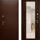 Входная металлическая Входная дверь с зеркалом Райтвер Президент Венге в Бронницах