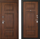 Входная металлическая Дверь (Дверной Континент) Порта Темный орех в Бронницах
