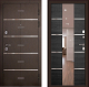 Входная металлическая Дверь (Дверной Континент) Савона с зеркалом Венге в Бронницах