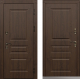 Входная металлическая Дверь Сибирь Термо-Премиум темный дуб в Бронницах