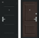 Входная металлическая Дверь Bravo Нео Букле черное/Wenge Veralinga в Бронницах