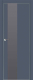 Межкомнатная дверь ProfilDoors 5E Антрацит (серебряный лак) в Бронницах