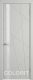 Межкомнатная дверь К5 ПО светло-серая эмаль в Бронницах