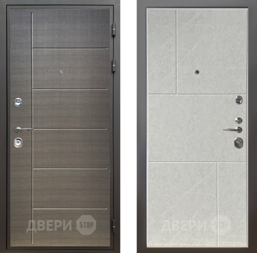 Входная металлическая Дверь Шелтер (SHELTER) Комфорт Лен сильвер 9 Гранит лава лайт в Бронницах