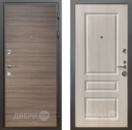 Дверь Шелтер (SHELTER) Комфорт Дуб тоскано поперечный 3 Дуб филадельфия крем в Бронницах