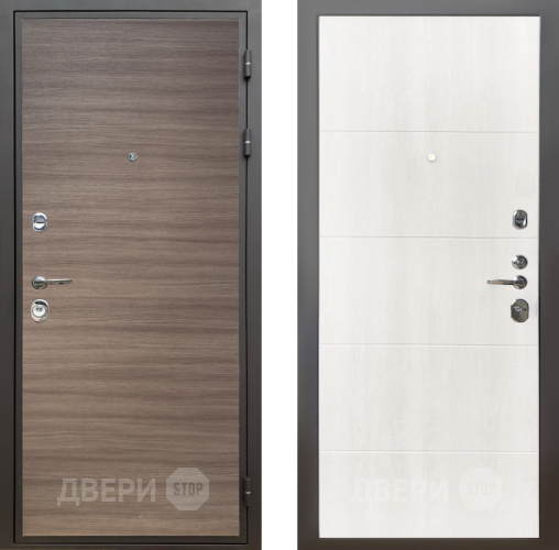 Входная металлическая Дверь Шелтер (SHELTER) Комфорт Дуб тоскано поперечный 7 Дуб филадельфия крем в Бронницах