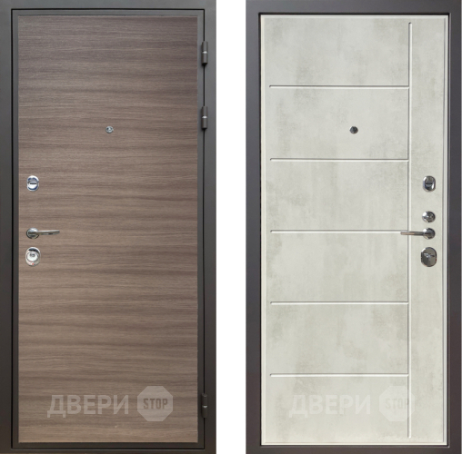 Дверь Шелтер (SHELTER) Комфорт Дуб тоскано поперечный 11 Бетон крем в Бронницах