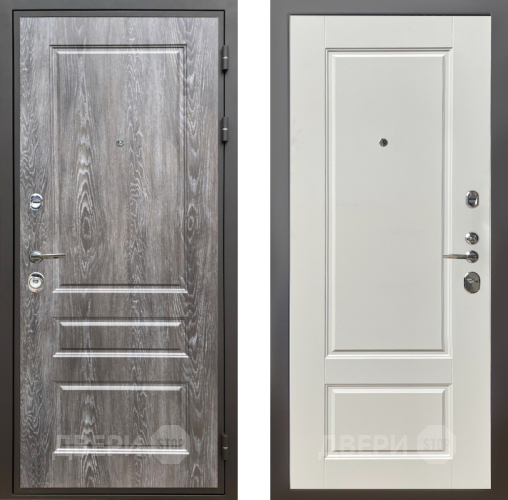 Входная металлическая Дверь Шелтер (SHELTER) Комфорт Дуб шале серебро 5 Силк тирамиссу в Бронницах