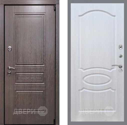 Входная металлическая Дверь Рекс (REX) Пренмиум-S FL-128 Лиственница беж в Бронницах