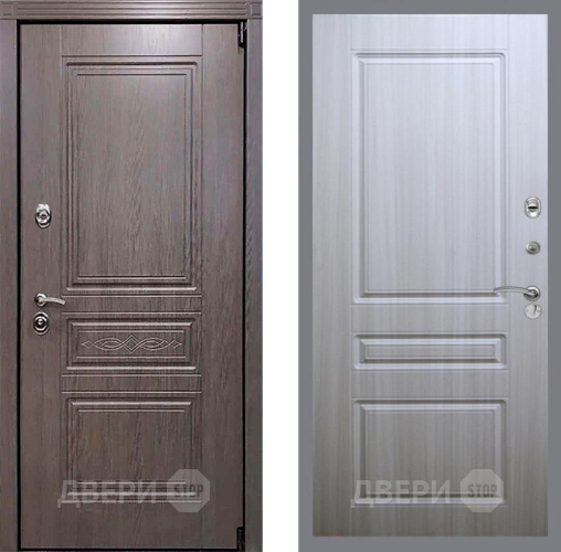 Входная металлическая Дверь Рекс (REX) Пренмиум-S FL-243 Сандал белый в Бронницах