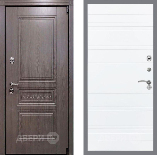 Входная металлическая Дверь Рекс (REX) Пренмиум-S Line Силк Сноу в Бронницах