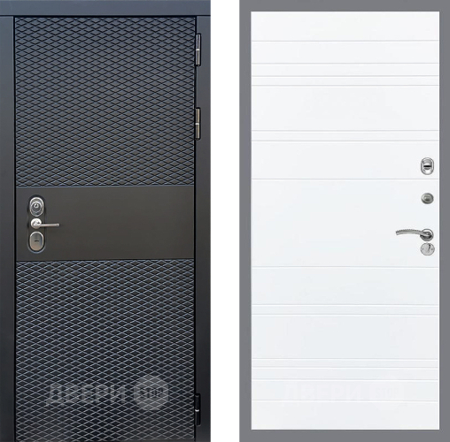 Входная металлическая Дверь Стоп БЛЭК CISA Лайн Силк Сноу в Бронницах