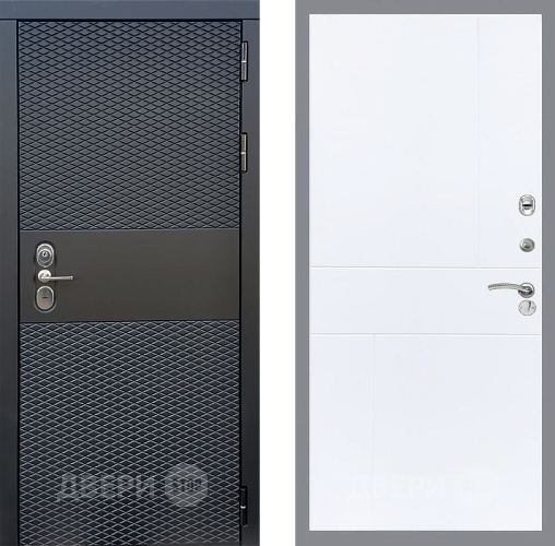 Входная металлическая Дверь Стоп БЛЭК CISA ФЛ-290 Силк Сноу в Бронницах