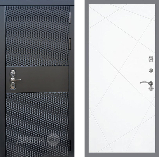 Входная металлическая Дверь Стоп БЛЭК CISA ФЛ-291 Силк Сноу в Бронницах